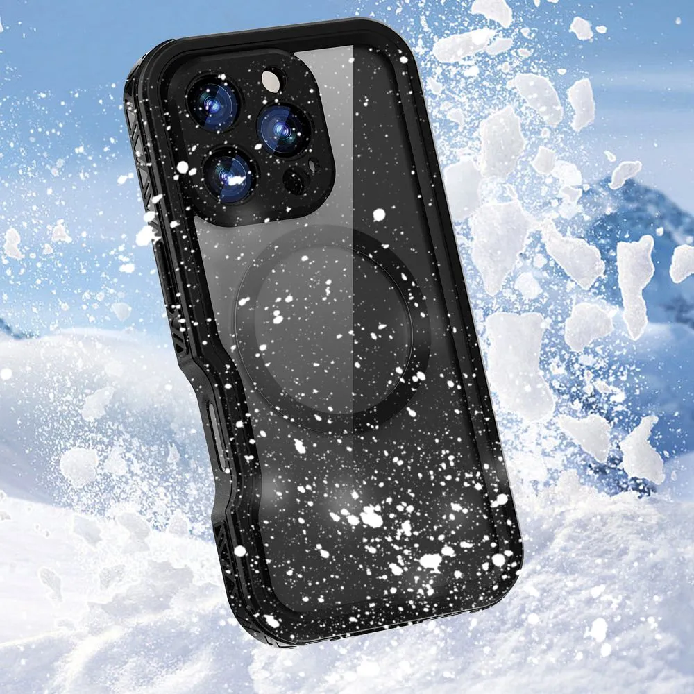 Case passend für iPhone 16 PRO Shellbox GT waterproof kompatibel mit MagSafe compatible black