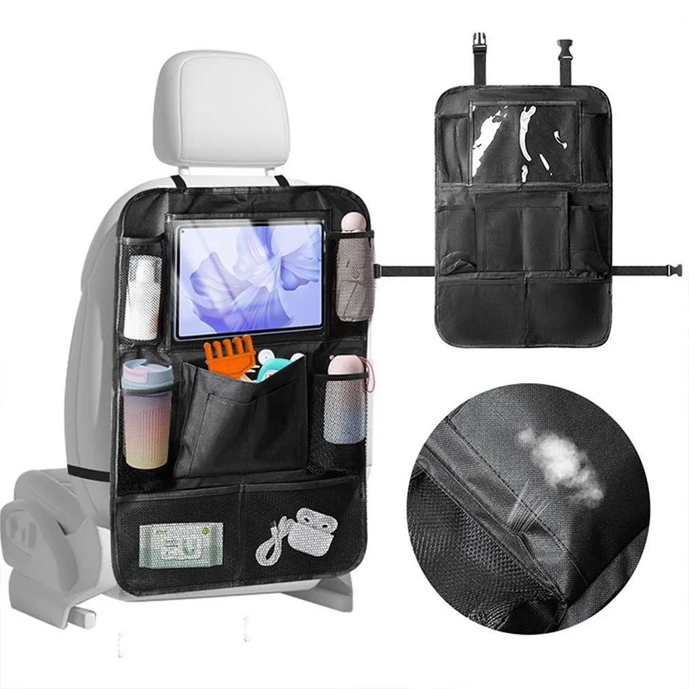 Car organizer passend für front seats with compartments BY-1298 black