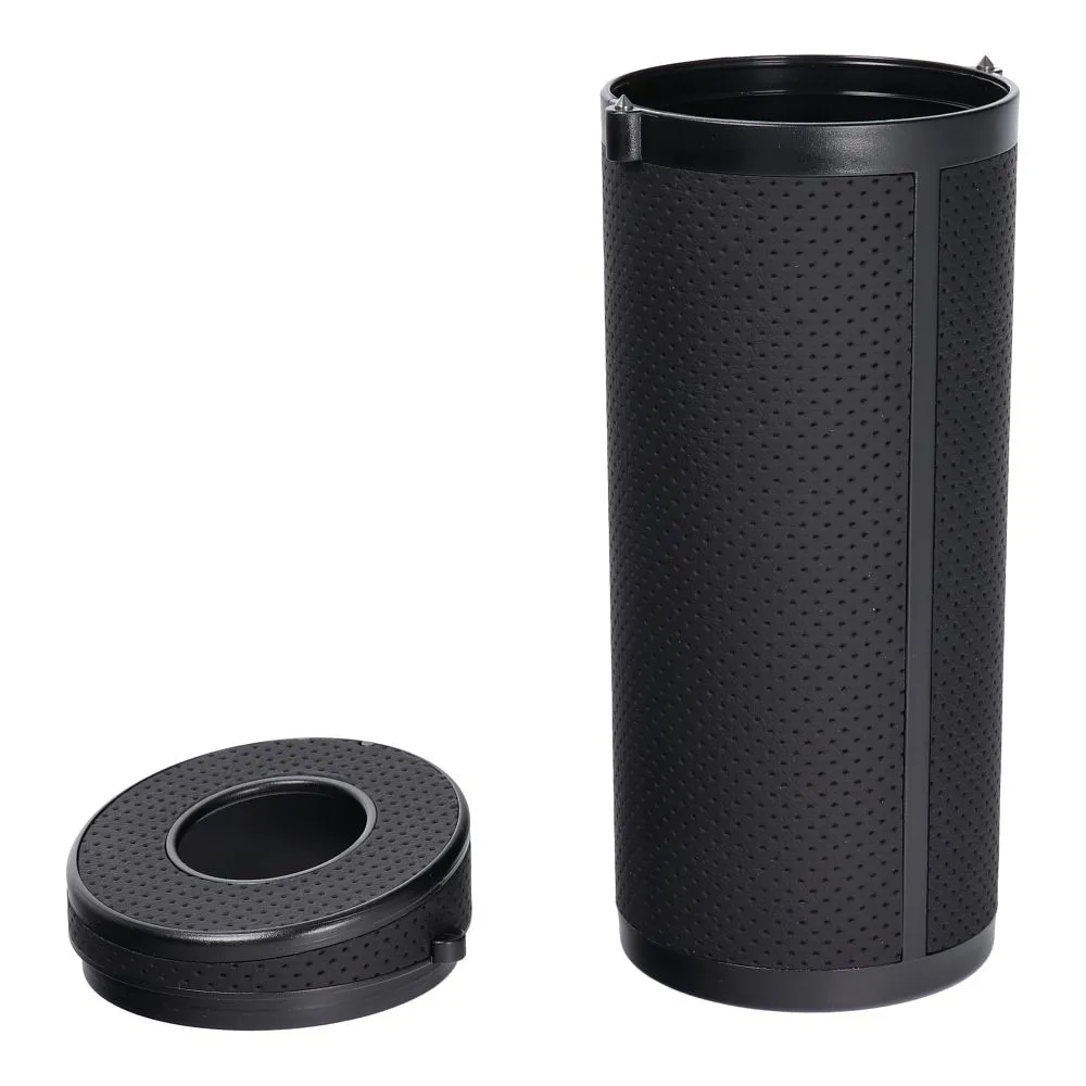 Tube-shaped tissue dispenser black
