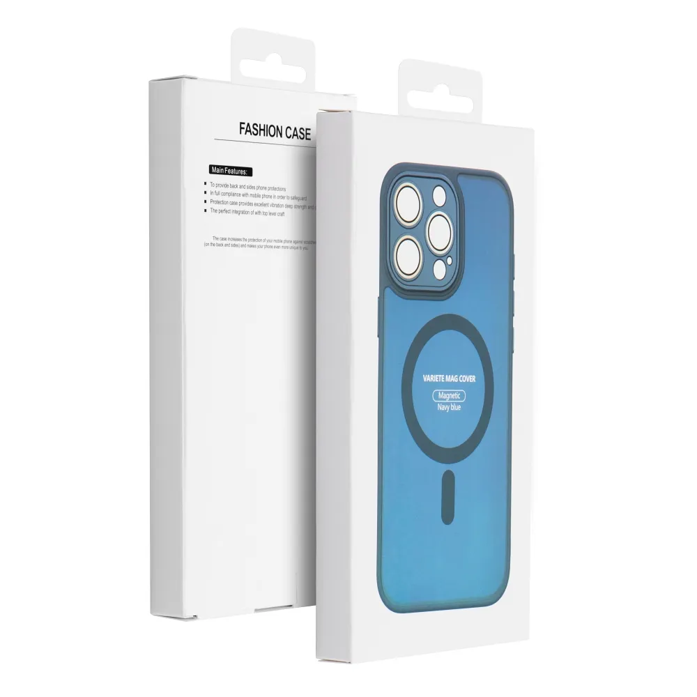 Case passend für Samsung A56 Variete Mag Cover kompatibel mit MagSafe navy blue