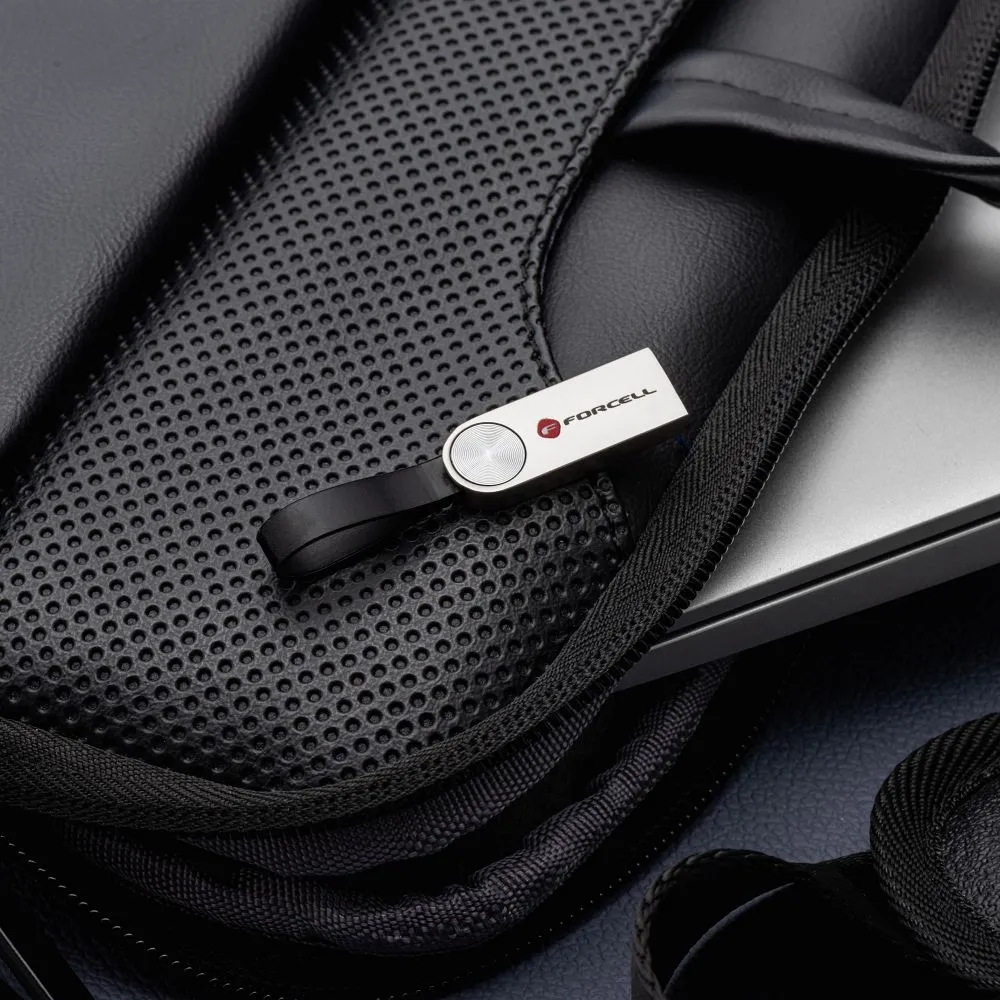 Pendrive 128GB USB 3.2 Gen 1 (USB A) Forcell F-Data Metal silver