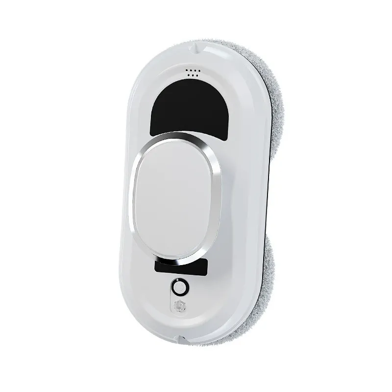 Window cleaning robot with remote control white