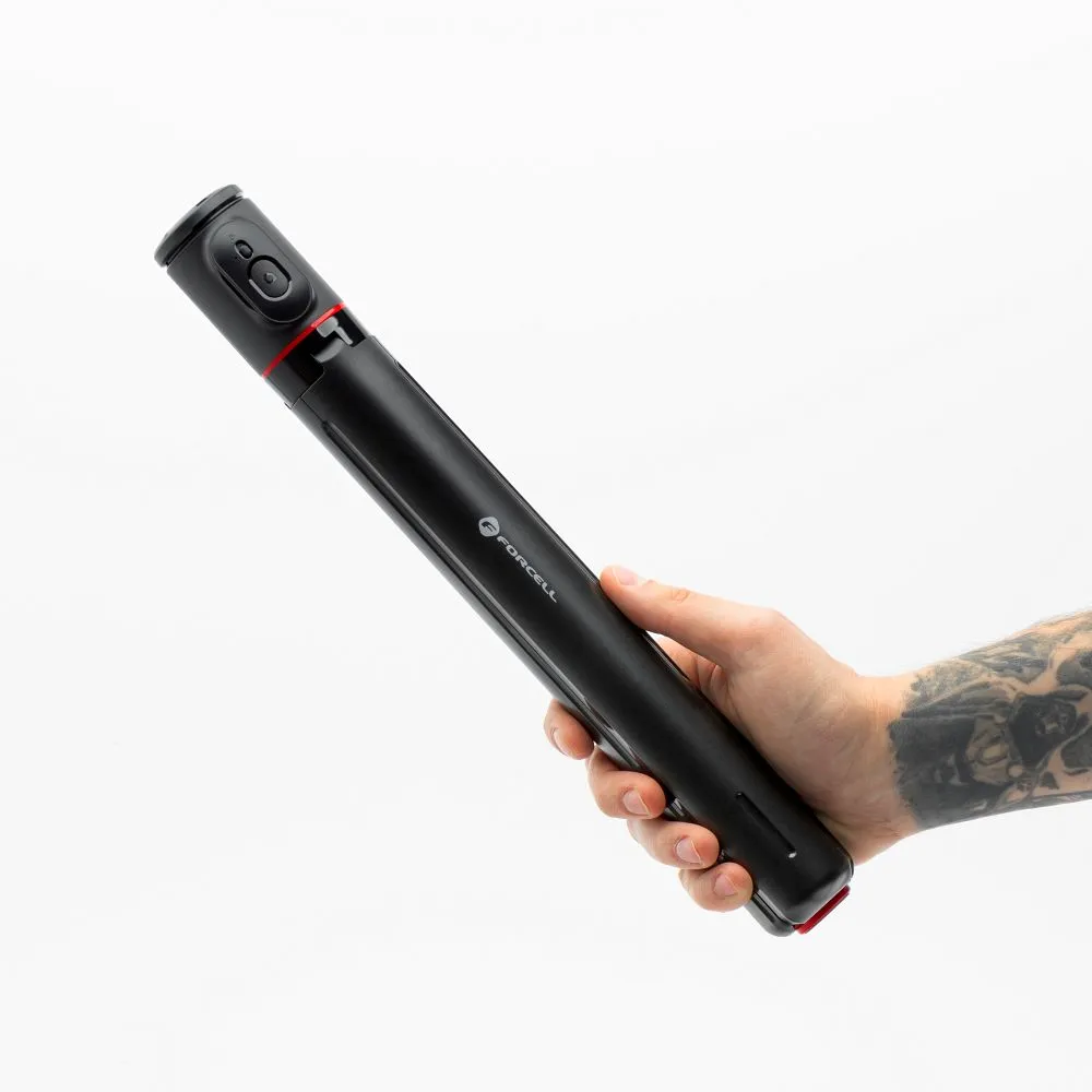 FORCELL F-GRIP F170XL automatic selfie stick with remote controler tripod black