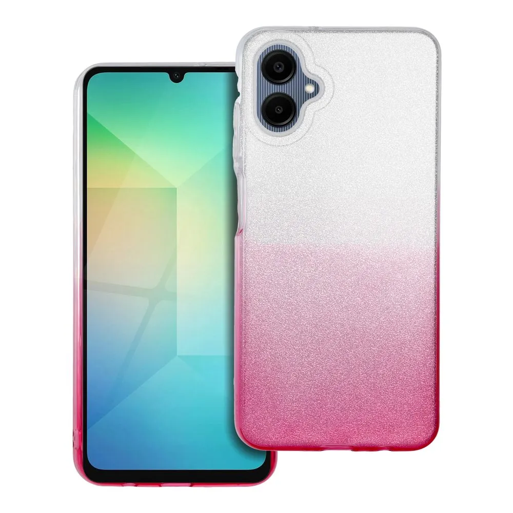 Case passend für Samsung A06 5G Shining transparentny pink