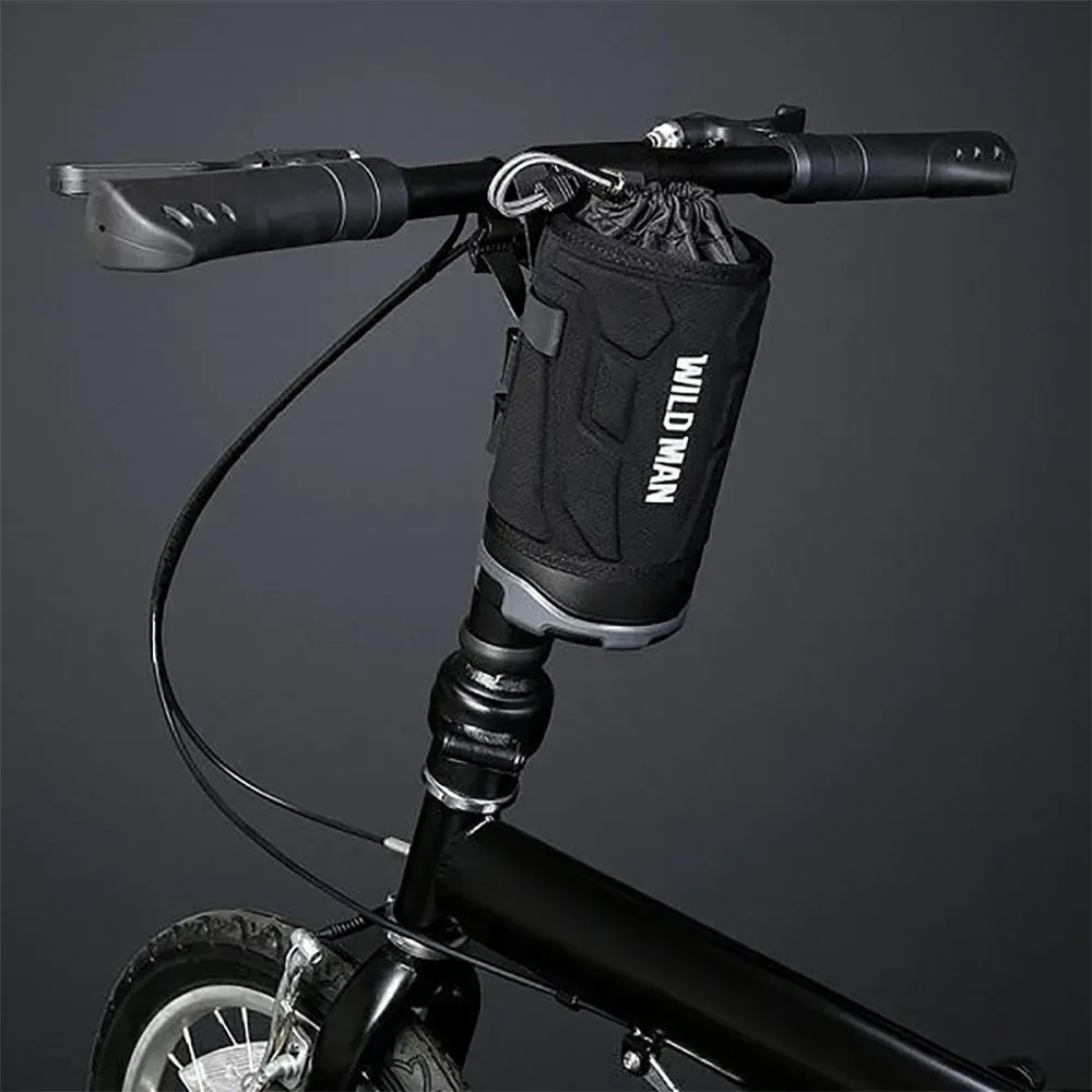WILDMAN traveling bag passend für bottle cage passend für bike handlebad 1L R1 black