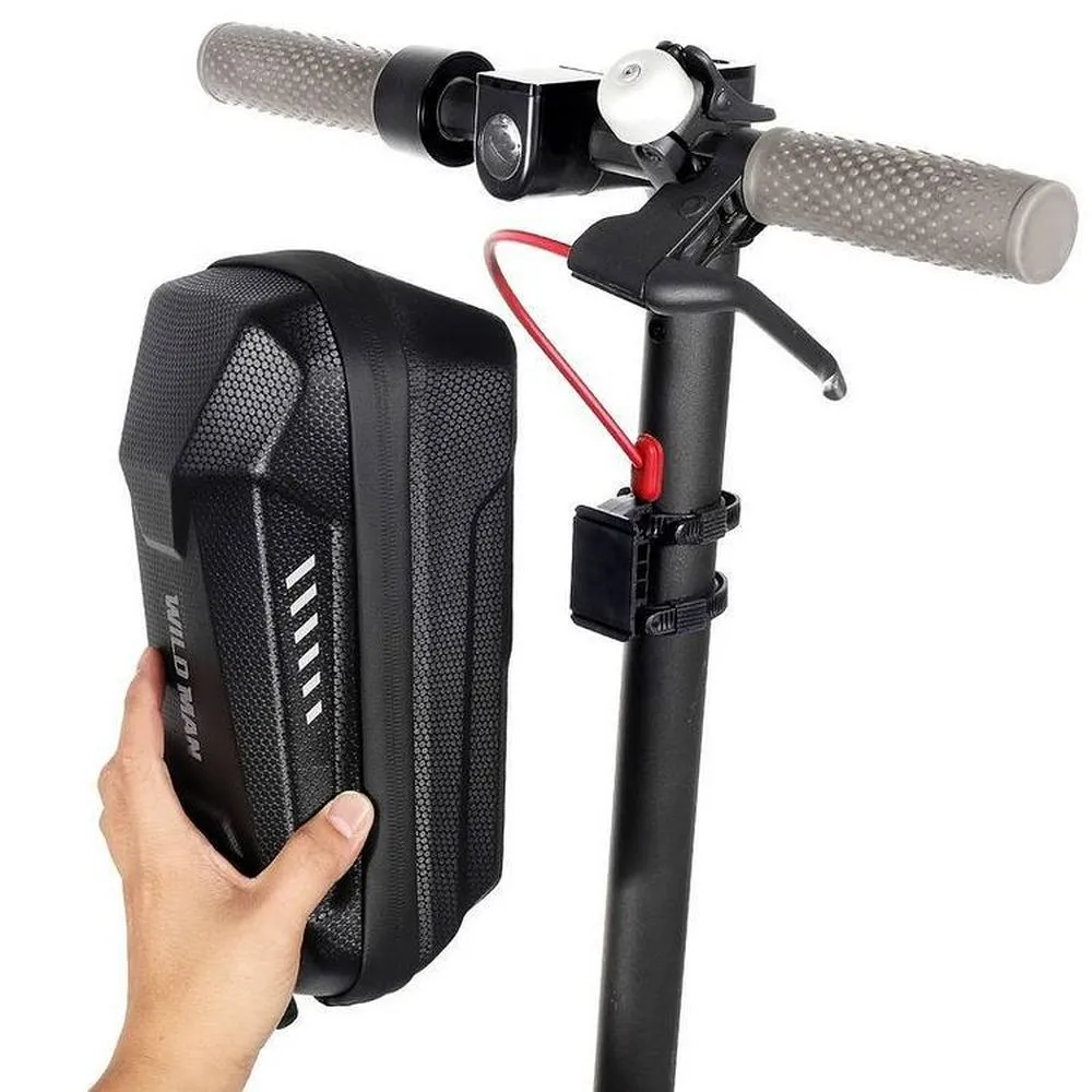 WILDMAN traveling bag passend für bike frame with zipper 1,2L (4 "- 7") ES10 black