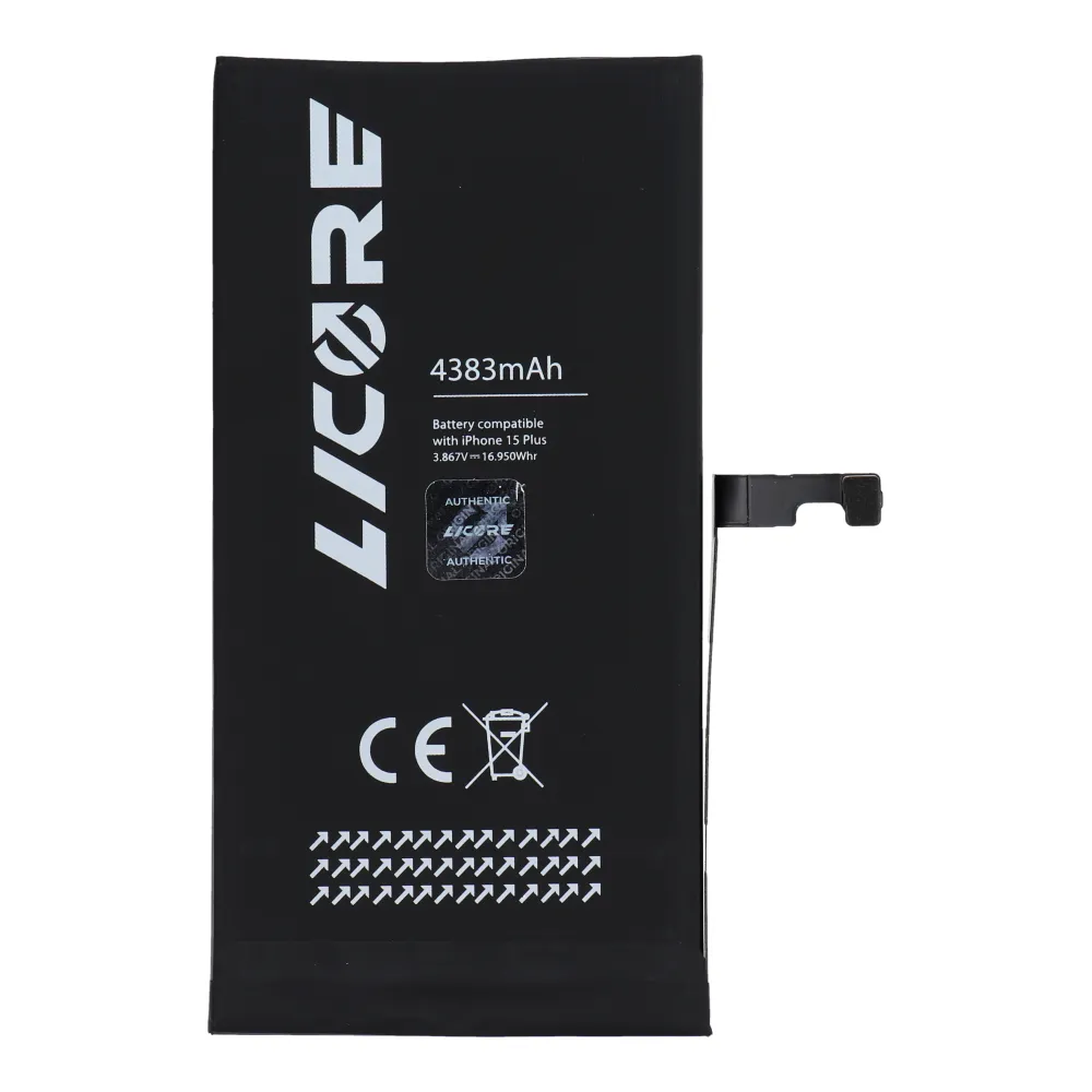 AKKU passend für Iphone 15 Plus 4383 mAh LICORE