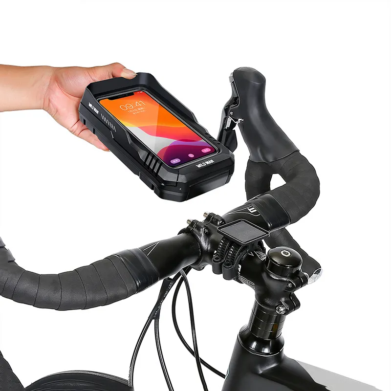 WILDMAN traveling bag passend für bike handlebars 0,5L (4 "- 7") FK4 black