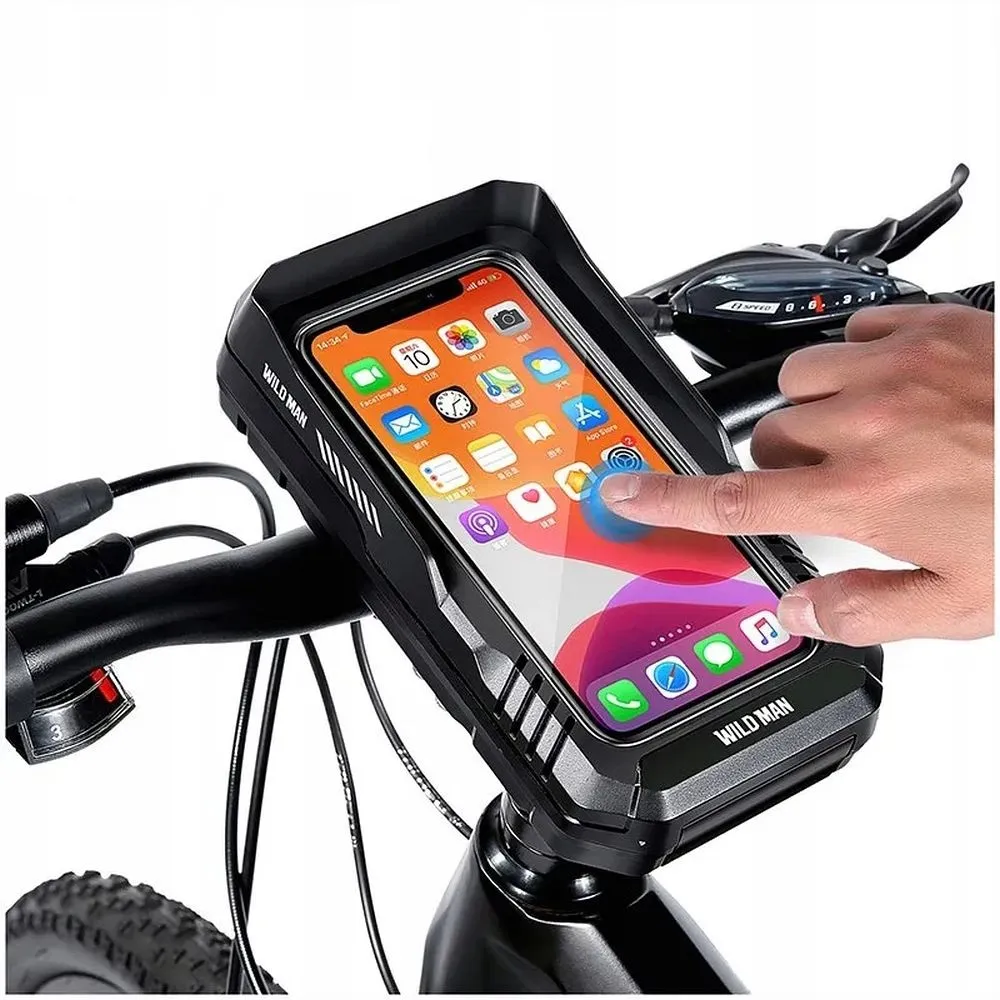 WILDMAN traveling bag passend für bike handlebars 0,5L (4 "- 7") FK4 black