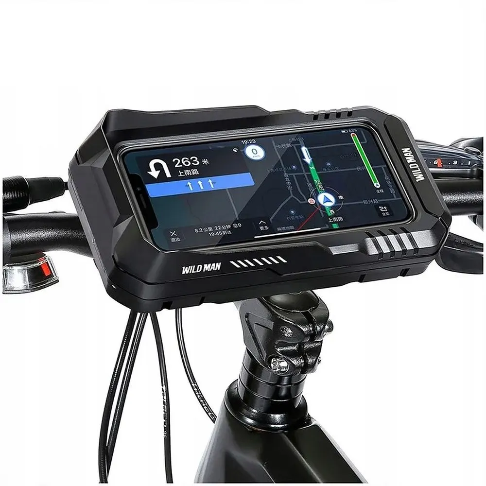 WILDMAN traveling bag passend für bike handlebars 0,5L (4 "- 7") FK4 black