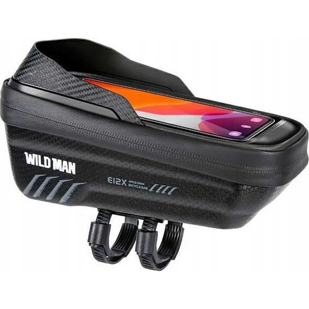 WILDMAN traveling bag passend für bike frame with zipper 1L (4 "- 7") E12X black