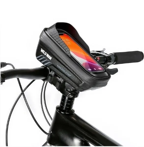 WILDMAN traveling bag passend für bike frame with zipper 1L (4 "- 7") E12X black