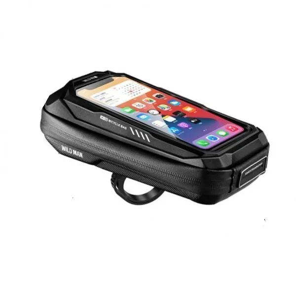 WILDMAN traveling bag passend für bike handlebars with zipper 0,5L (4 "- 7") X3 black