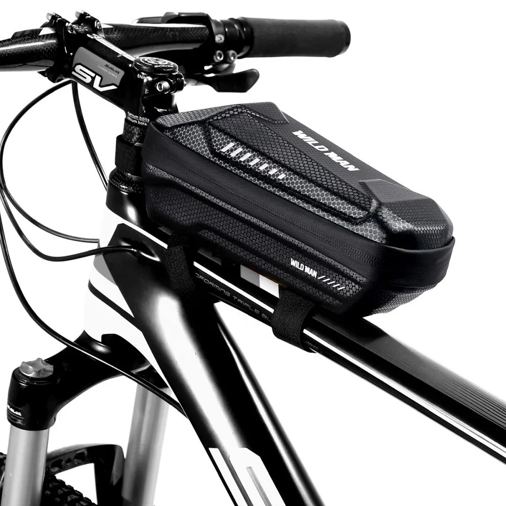 WILDMAN traveling bag passend für bike frame with zipper 1L ES5 black
