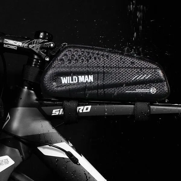 WILDMAN traveling bag passend für bike frame with zipper 1L EX black