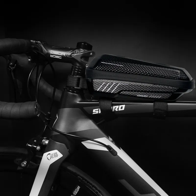 WILDMAN traveling bag passend für bike frame with zipper 1L E5S black