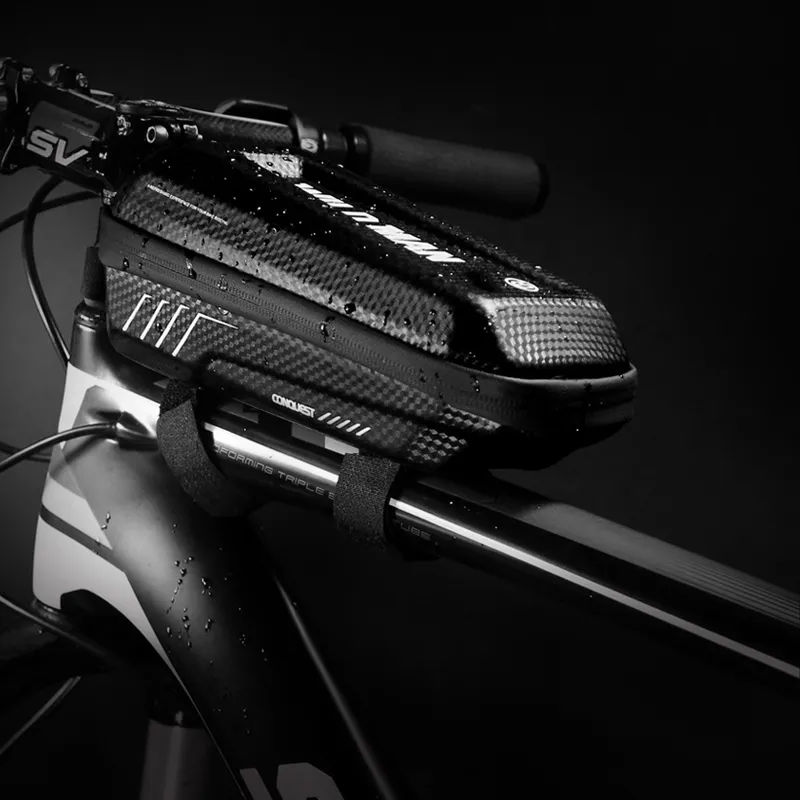 WILDMAN traveling bag passend für bike frame with zipper 1L E5S black