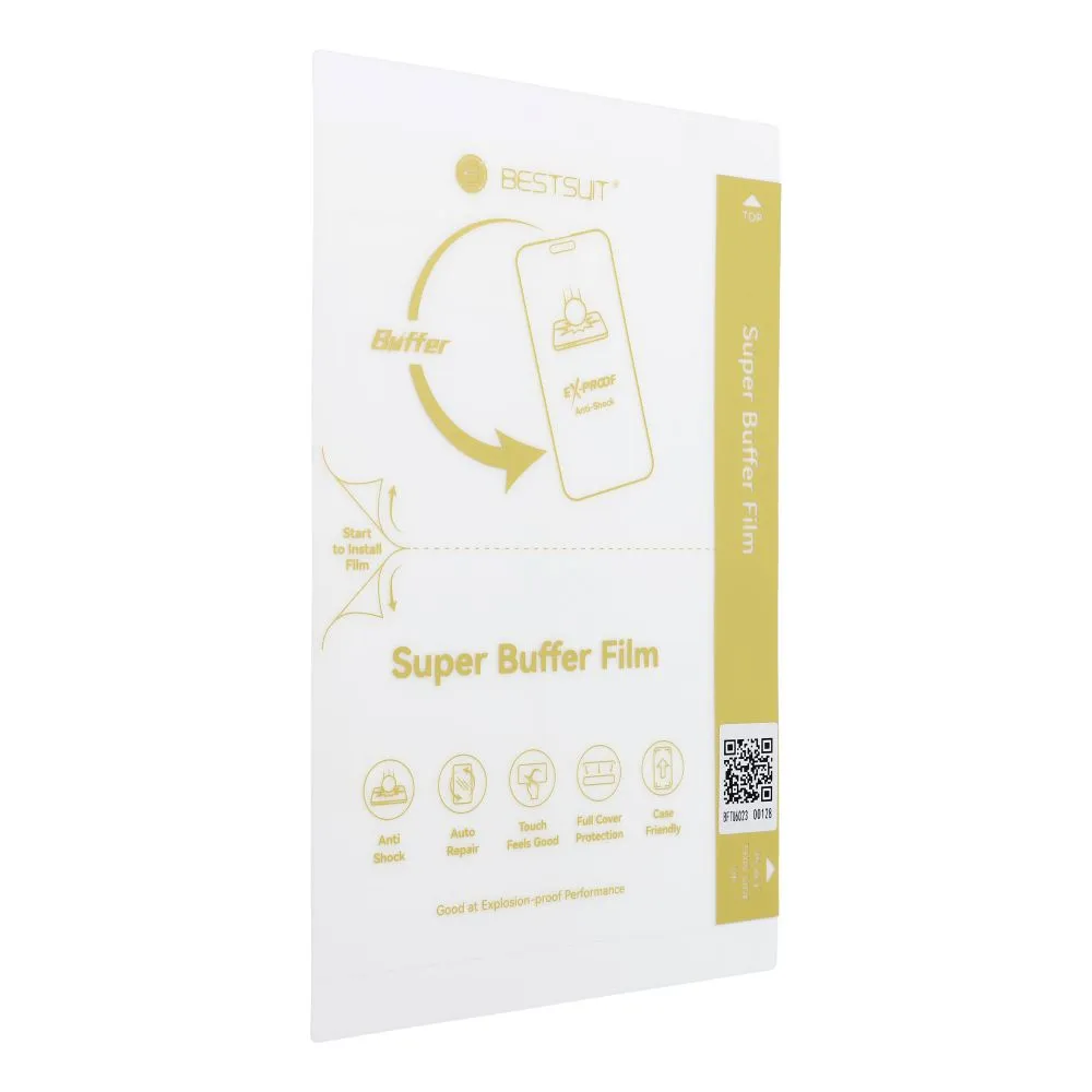 Bestsuit AF Flexible Auto-Repair 0,175mm - Self repair and anti fingerprint TPU film passend für smart cutting machine 196x125mm (10 pcs/set)