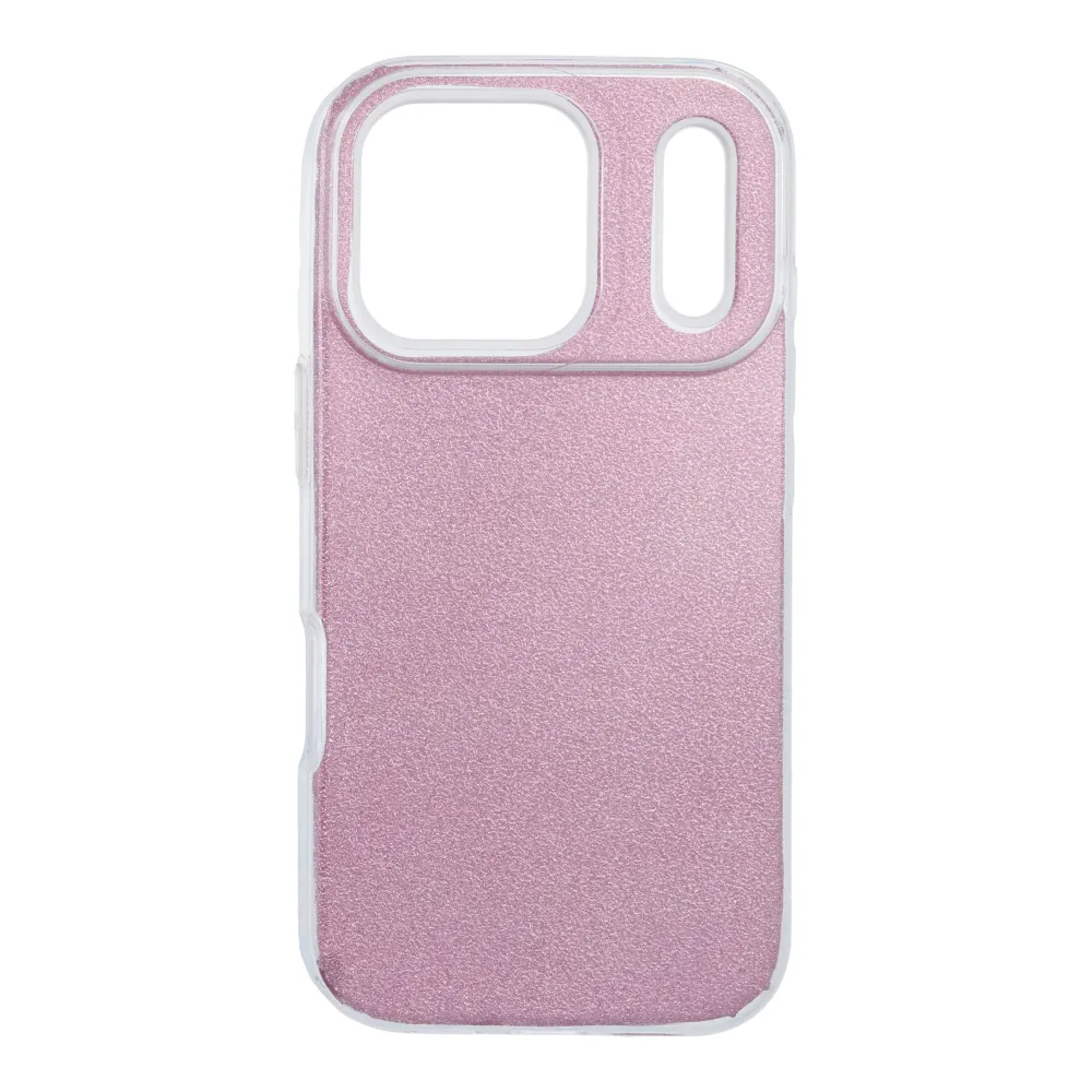 Case passend für iPhone 17 Pro / 18 Pro (low camera edge) Shining pink
