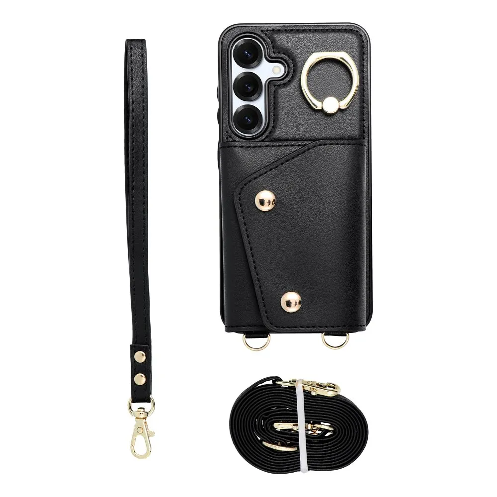 Case passend für Samsung A35 5G Wonder with wallet black
