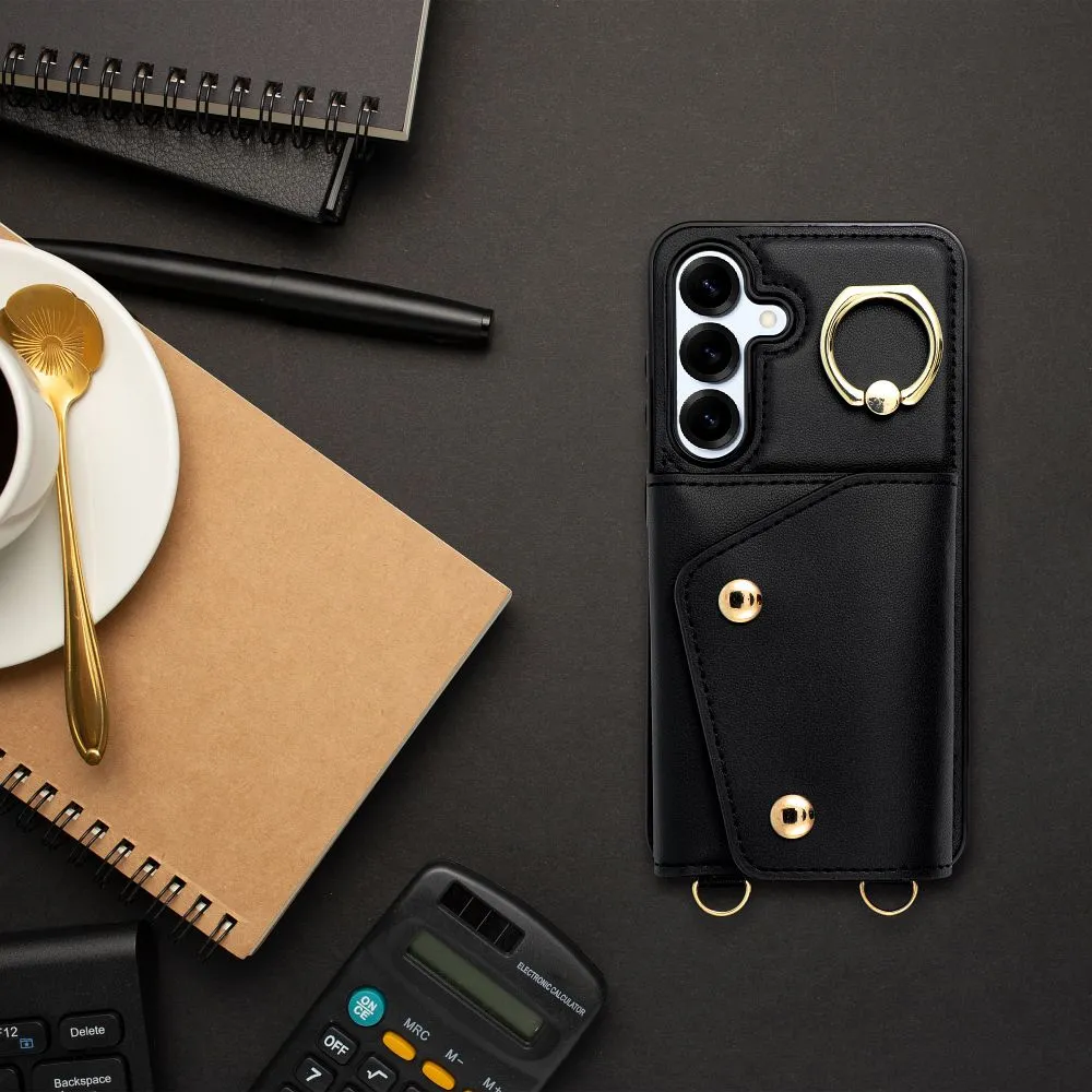 Case passend für Samsung A55 5G Wonder with wallet black
