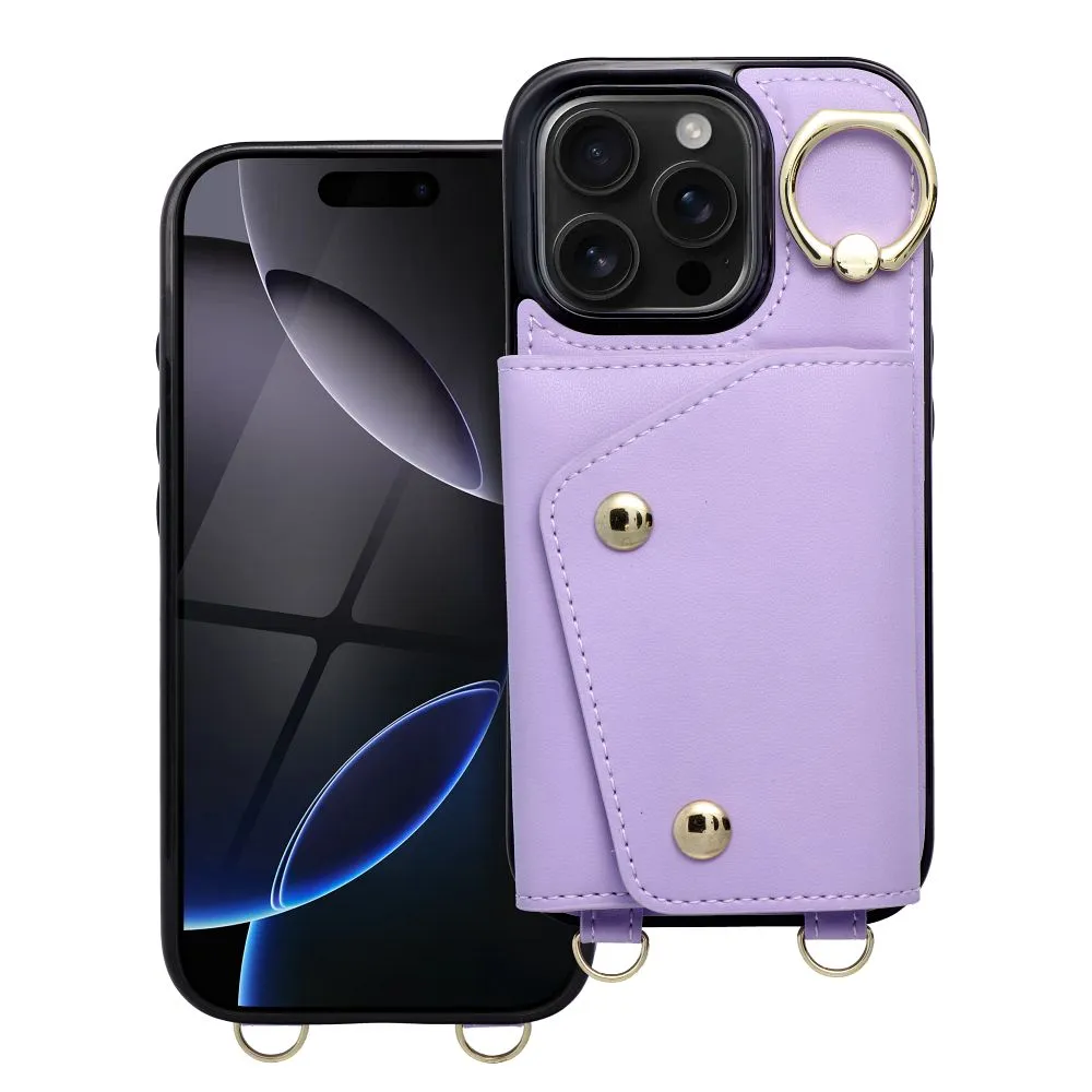 Case passend für iPhone 13 Wonder with wallet lilac