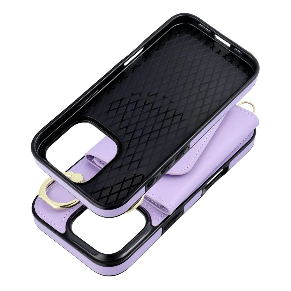 Case passend für iPhone 16 Wonder with wallet lilac