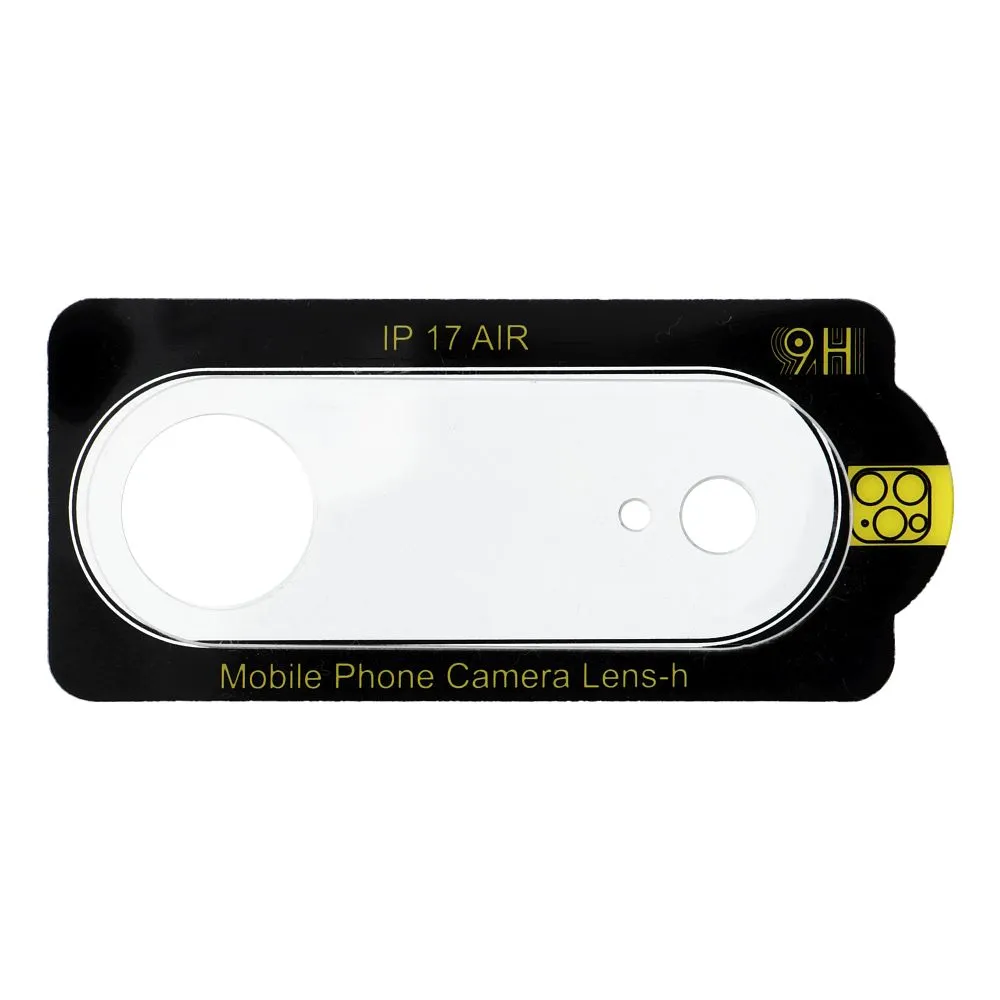5D Full Glue Gehärtetes Glas passend für Kamera - passend für iPhone 17 Air Transparent