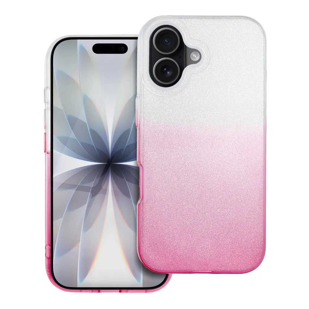 Case passend für iPhone 17 Shining transparent pink