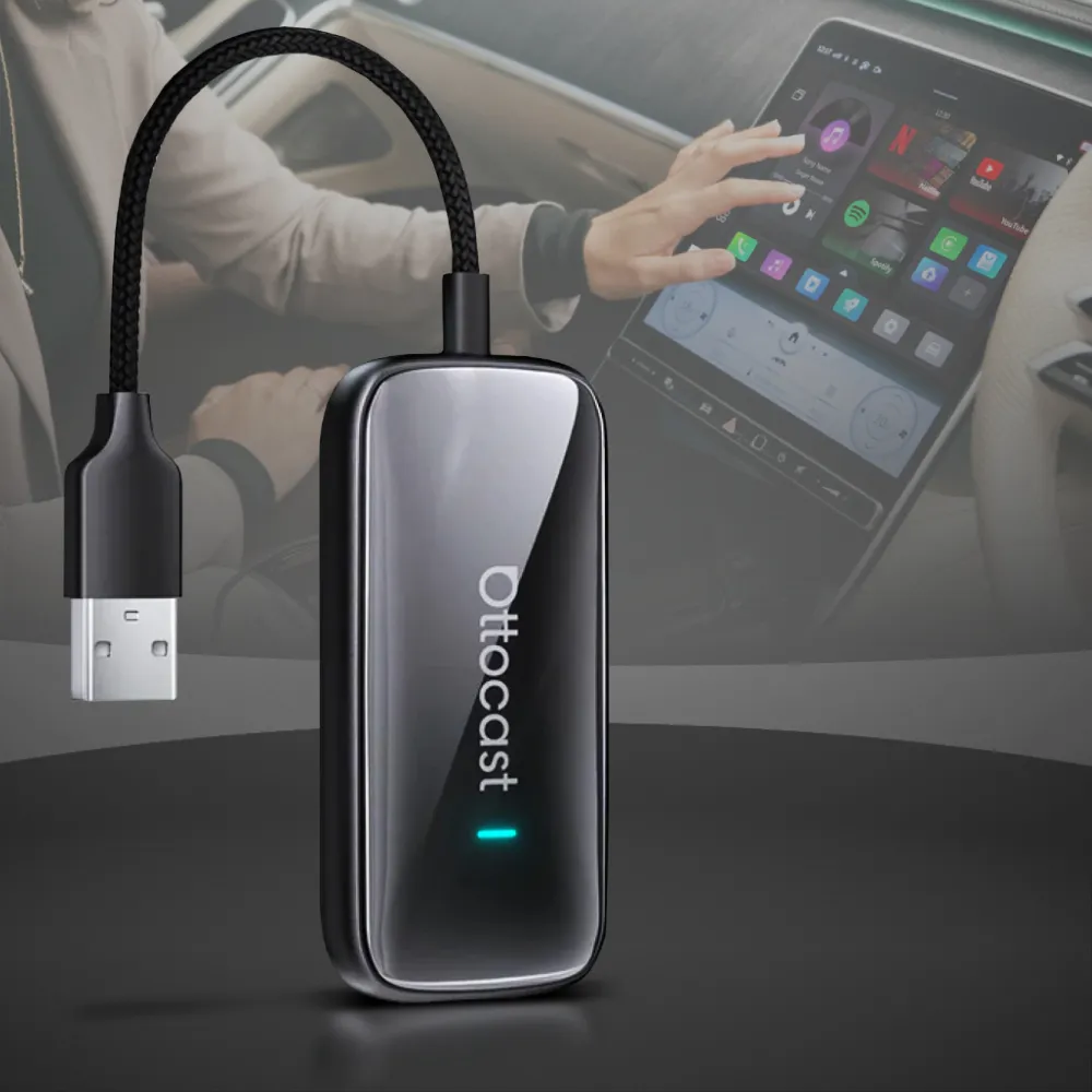 Wireless car adapter OTTOCAST Play2Video CA515-T black