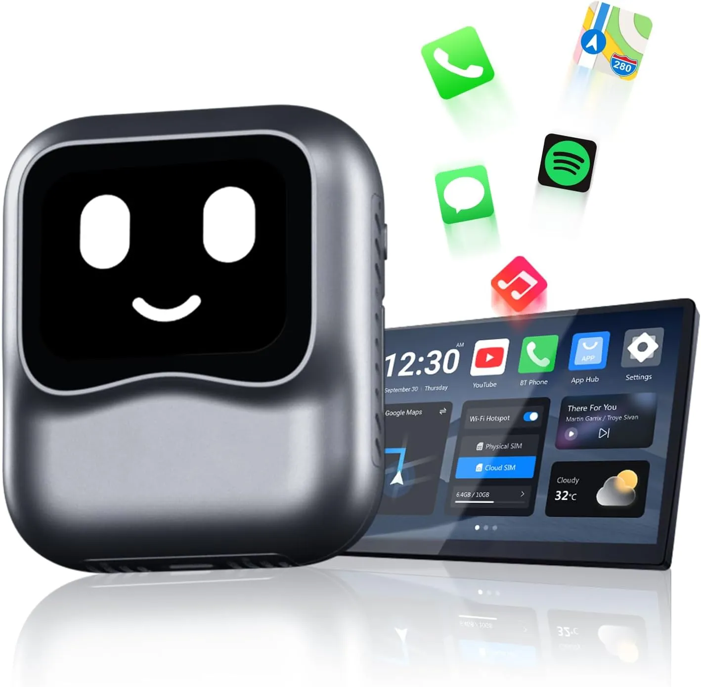 Adapter OTTOCAST Nano android box with AI assistant and voice control