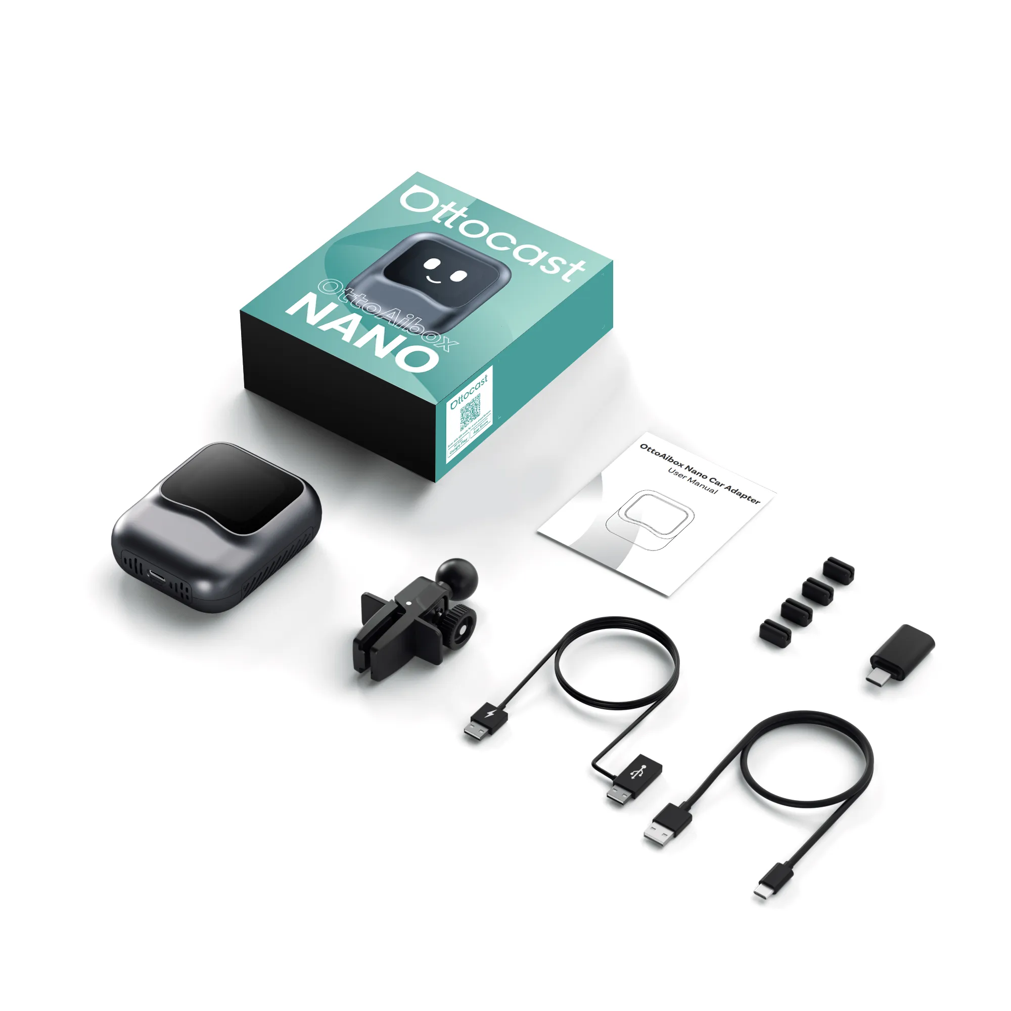Adapter OTTOCAST Nano android box with AI assistant and voice control