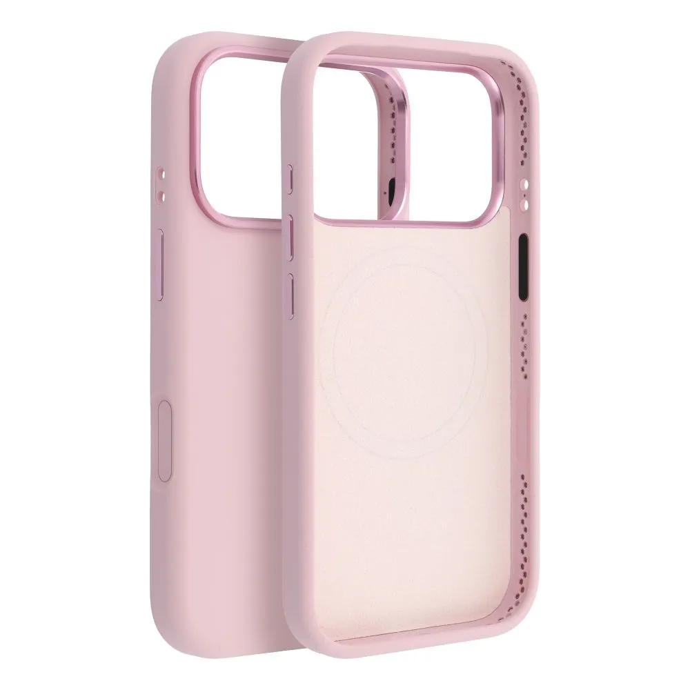 Case passend für Samsung S26 Forcell F-Protect Frame Premium kompatibel mit MagSafe pink