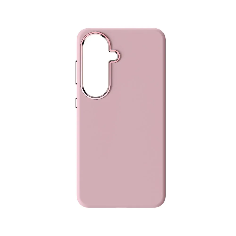Case passend für Samsung S26 Forcell F-Protect Frame Premium kompatibel mit MagSafe pink