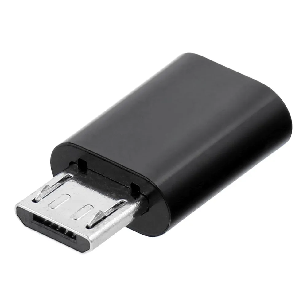Adapter Type C to Micro USB Blue Star - black