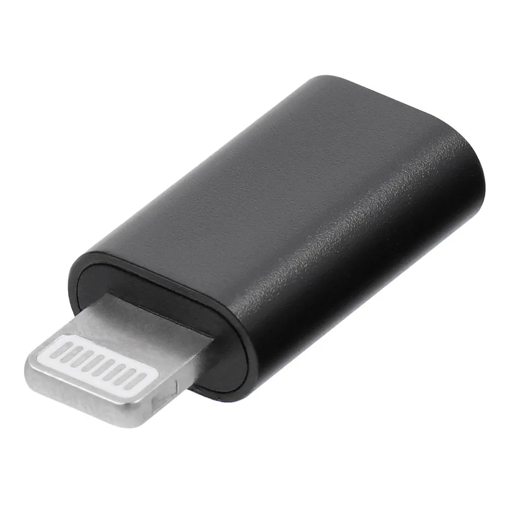 Adapter Type C to Lightning Blue Star - black
