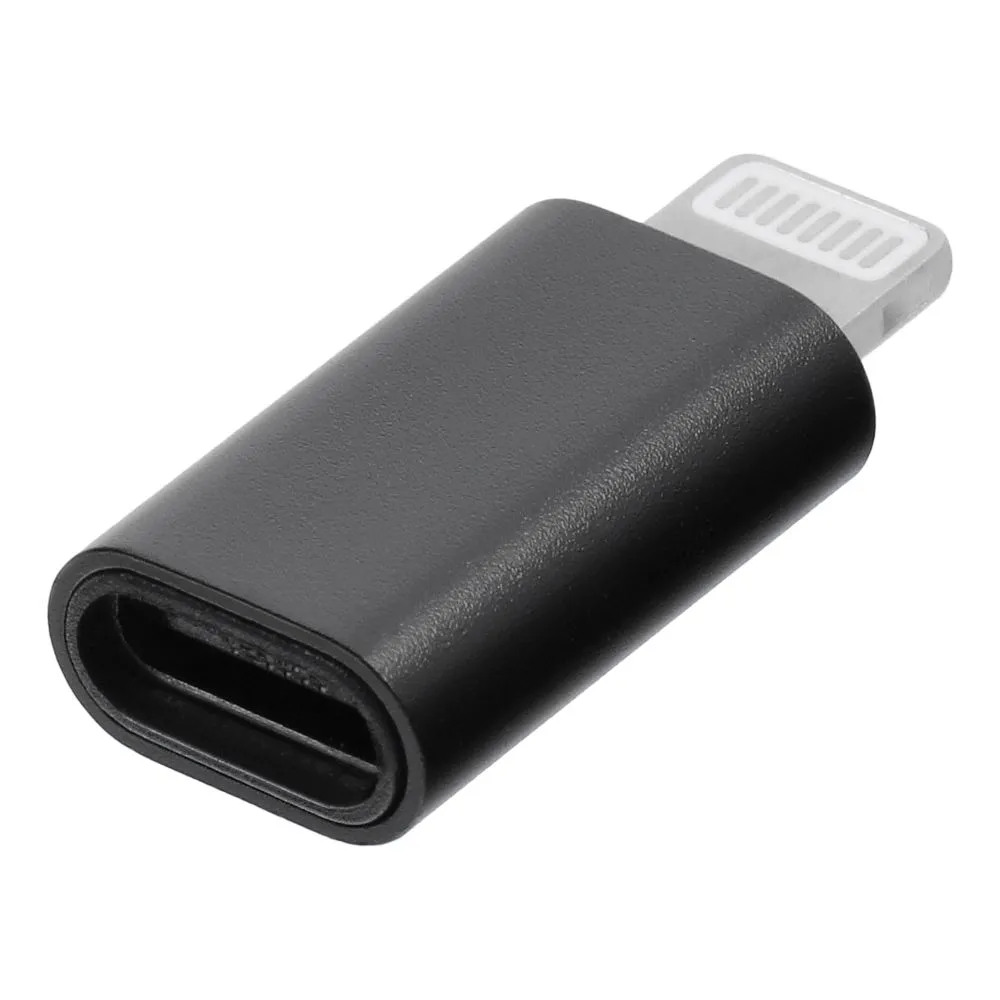 Adapter Type C to Lightning Blue Star - black
