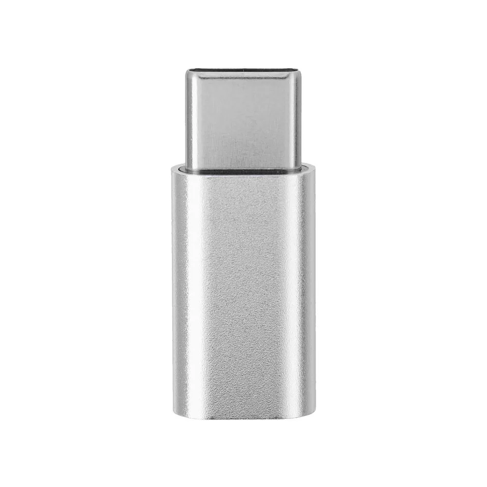 Adapter Micro USB to Type C Blue Star - white