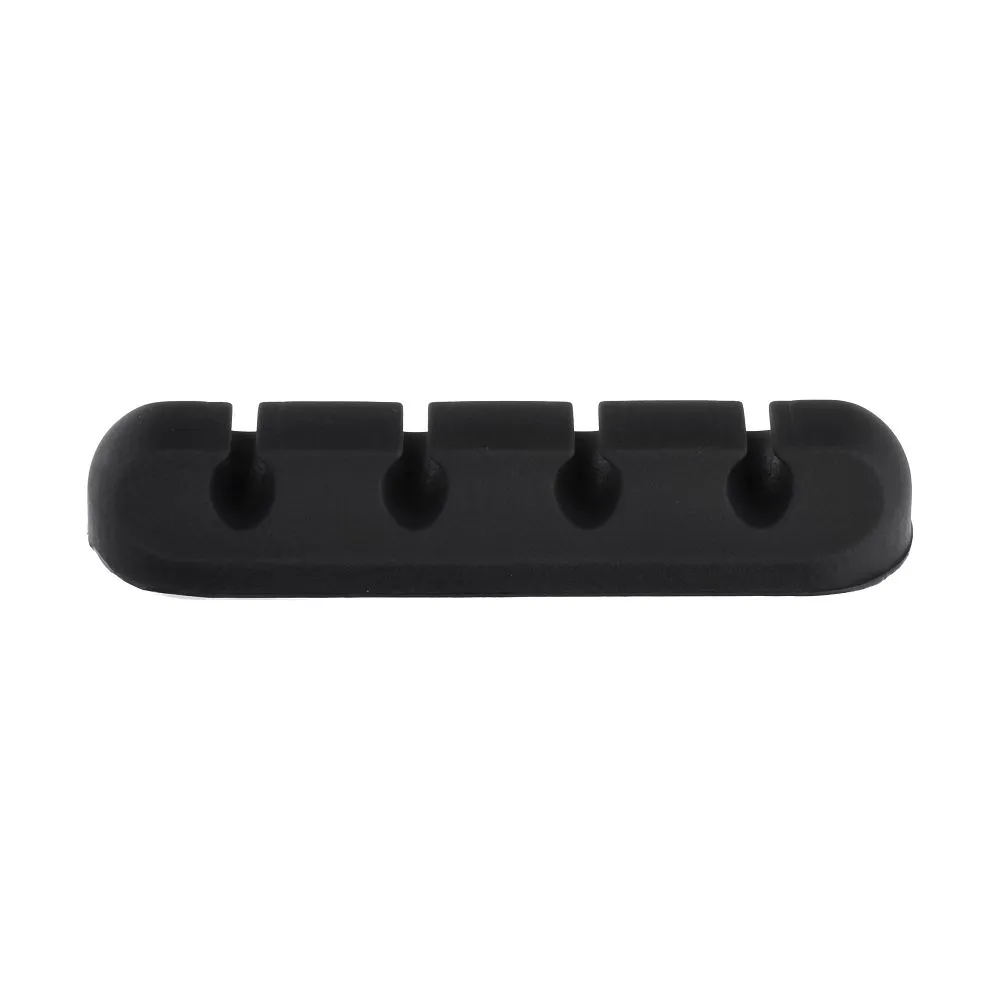 Blue Star PJ-OCZ23 silicone self-adhesive organizer passend für 4 cables - black (1 pc.)