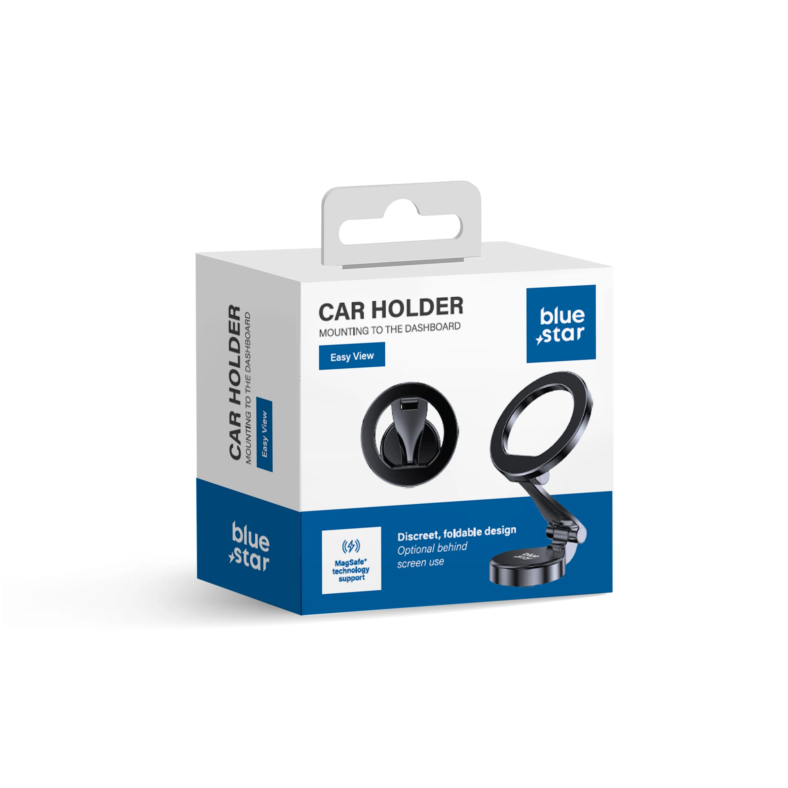 Car holder passend für dashboard BLUE STAR Easy Wiev kompatibel mit MagSafe black
