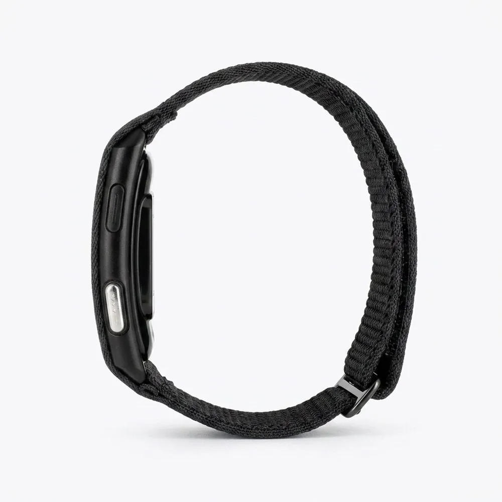 Smart fitness band with IP68 Waterproof Rating, ECG, Heart Rate, HRV, Blood Pressure, SpO2, Sleep & Stress Monitoring TITMO Loop I-110 black