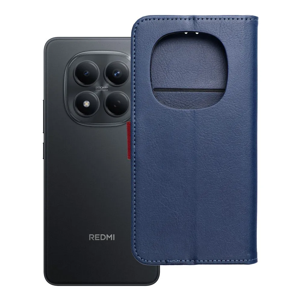 Flip case passend für Xiaomi Redmi NOTE 15 5G Split Book navy and red