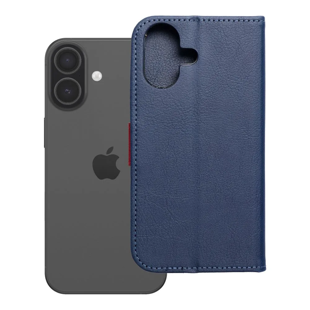 Flip case passend für iPhone 17 / 18 Split Book navy and red