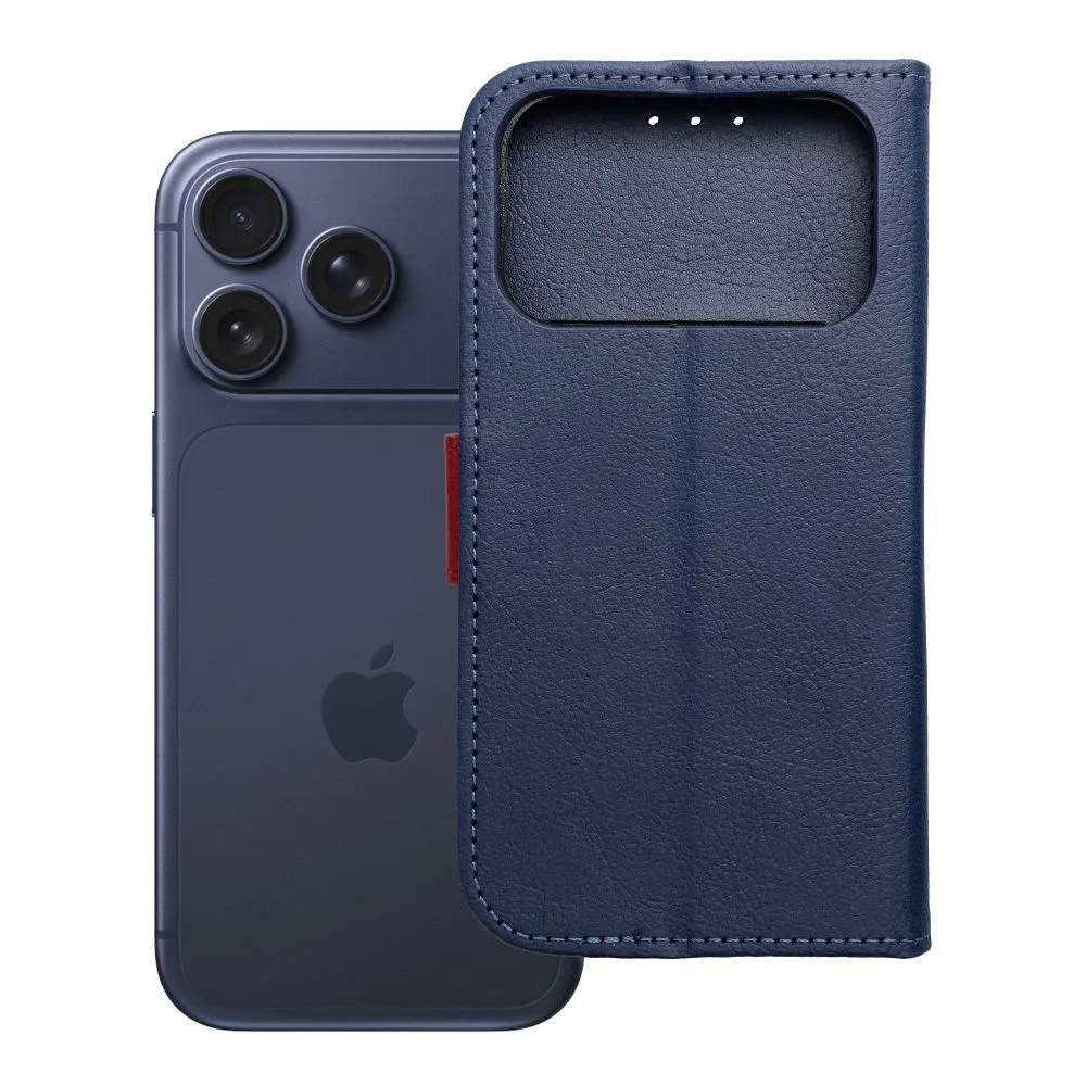 Flip case passend für iPhone 17 / 18 Split Book navy and red