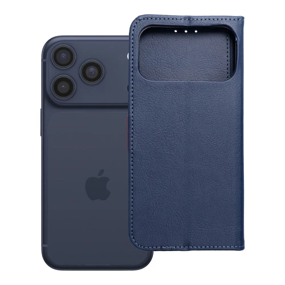 Flip case passend für iPhone 17 PRO MAX / 18 PRO MAX Split Book navy and red