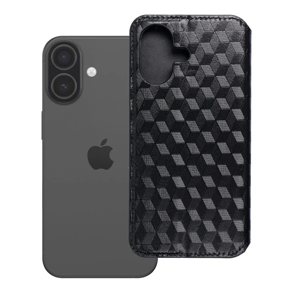 Flip case passend für iPhone 17 / 18 Cubic Book black