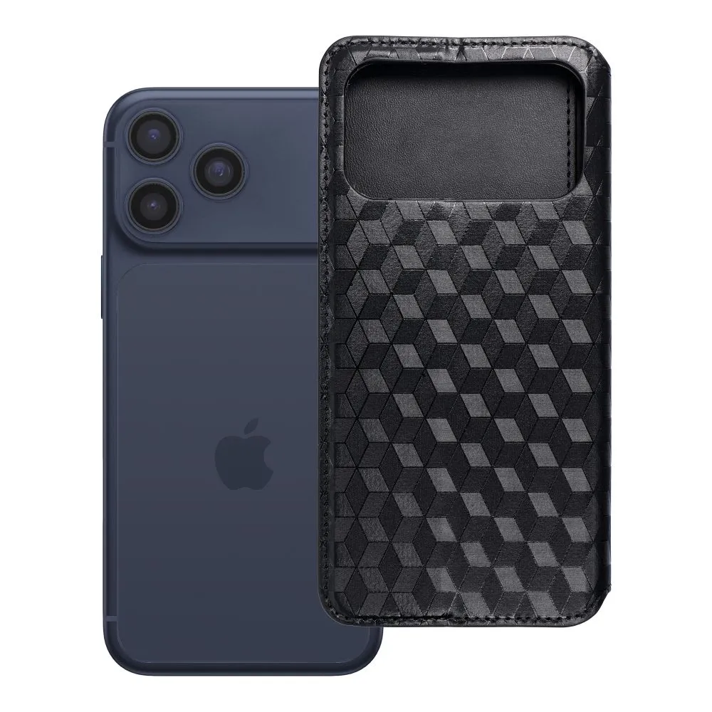 Flip case passend für iPhone 17 PRO MAX / 18 PRO MAX Cubic Book black