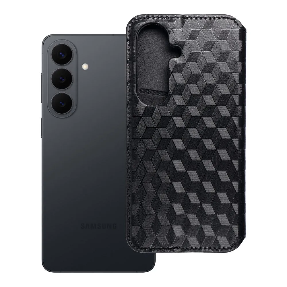 Flip case passend für Samsung S26 Cubic Book black