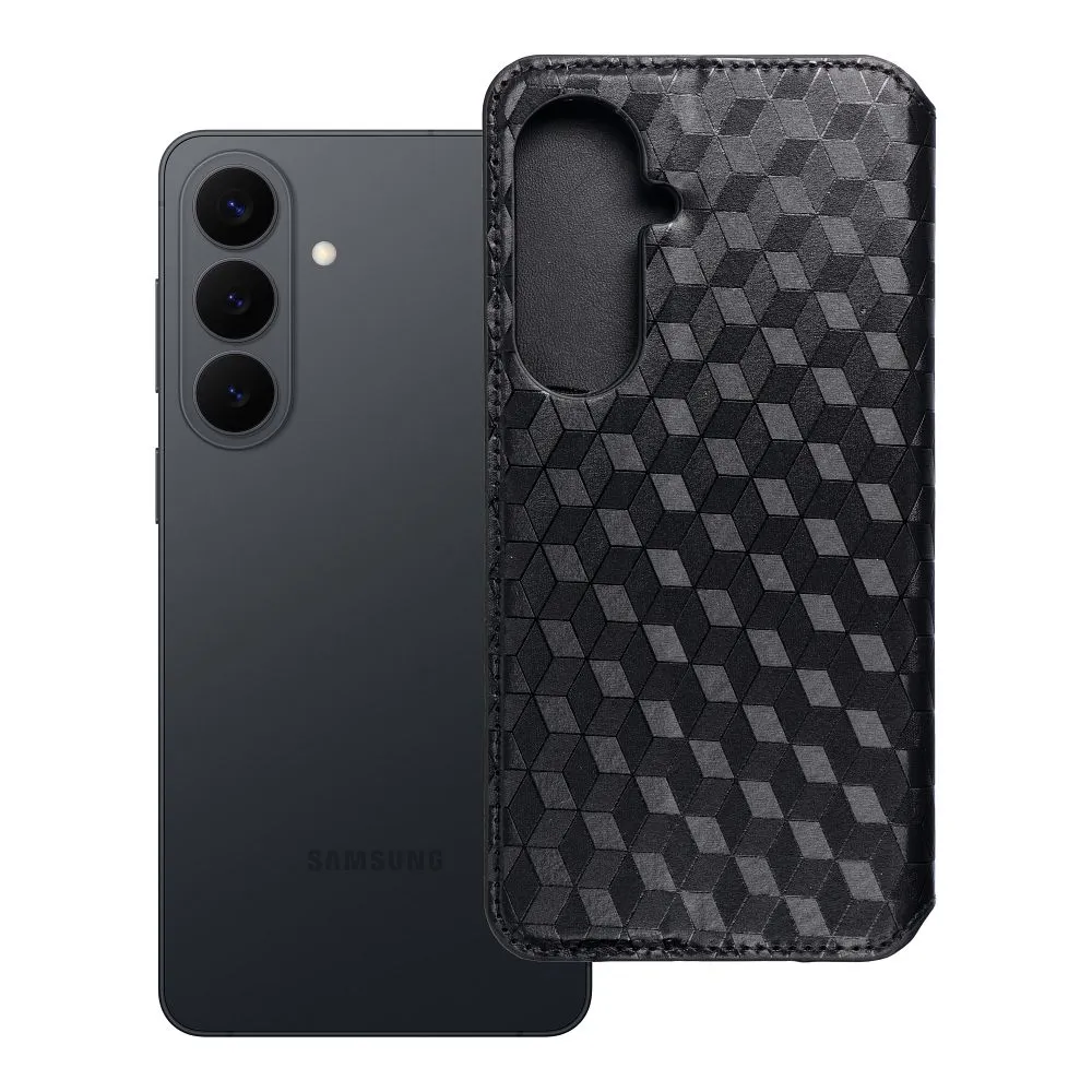 Flip case passend für Samsung S26 PLUS Cubic Book black