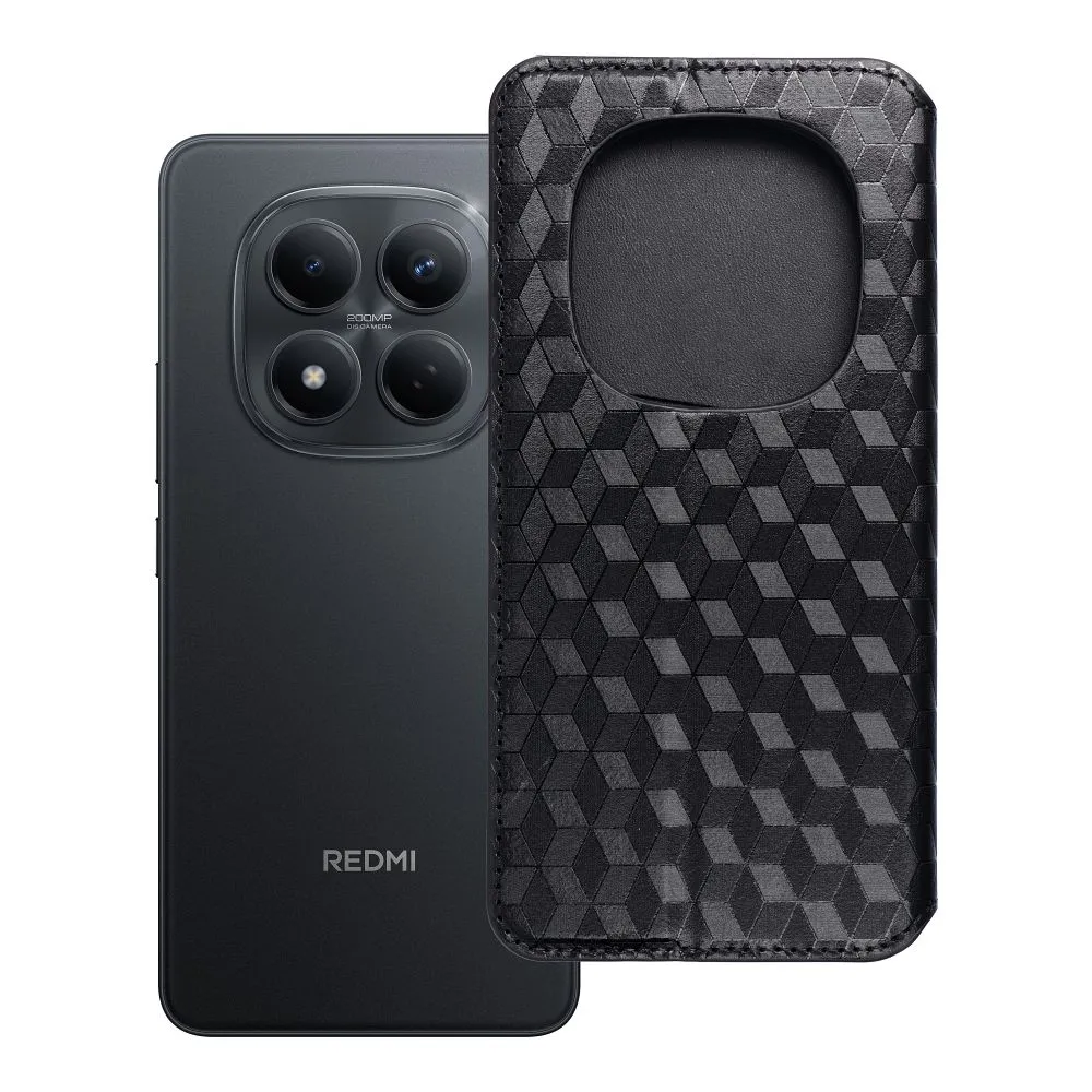 Flip case passend für Xiaomi Redmi NOTE 15 PRO 5G Cubic Book black